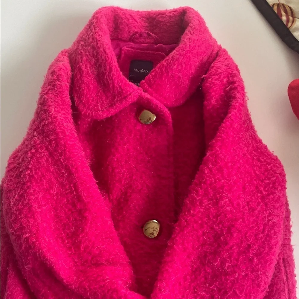 GAP Bright Pink Toddler Coat